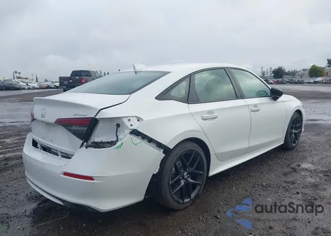 2025 Honda Civic Sport z USA, uszkodzony, nr VIN 2HGFE2F50SH563334